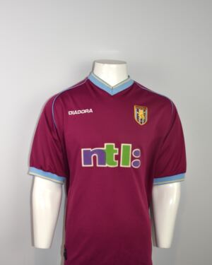 Aston Villa Thuisshirt 2001-2002 Steve Stone maat - XL
