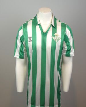 Betis Sevilla (wedstrijd gedragen) thuisshirt 1987-1989 Antonio León maat - XXL